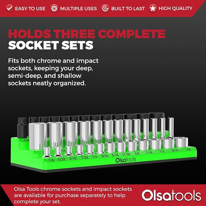 Olsa Tools Magnetic Socket Organizer - Image 3