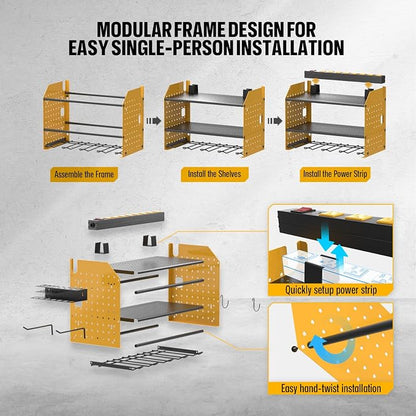 CRST Power Tool Organizer Wall Mount - Image 6