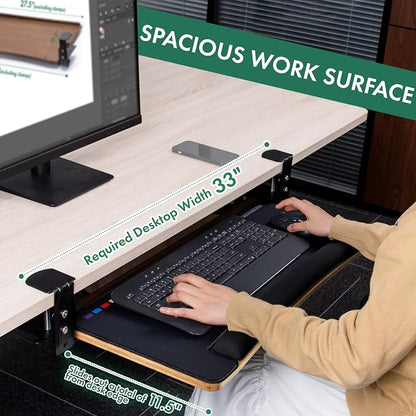 D'vine Dev Keyboard Tray Under Desk - Image 4