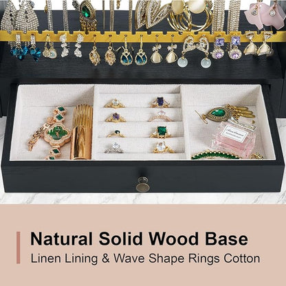 Pinzoveco Earring Organizer, 5 Layer Earring Holder Organizer - Image 5