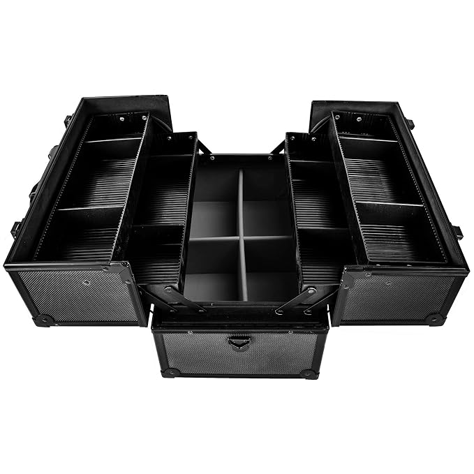SHANY Essential Pro Makeup Train Case Cosmetic Box Portable Makeup Case - Image 8