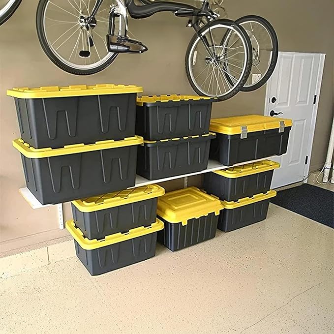 HOMZ 2-Pack Durabilt Tote, Heavy Duty Plastic Storage Bins - Image 8