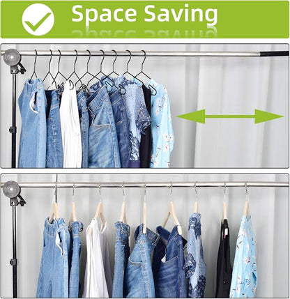 Heavy Duty Metal Hangers with Unique Hook Design Durable & Sturdy Coat Hangers - Image 8