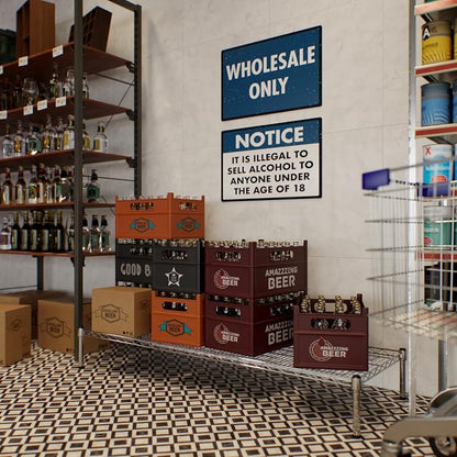 21" Deep x 60" Wide x 8" Height Wire Shelving Kit | 1-Tier | NSF Commercial - Image 7