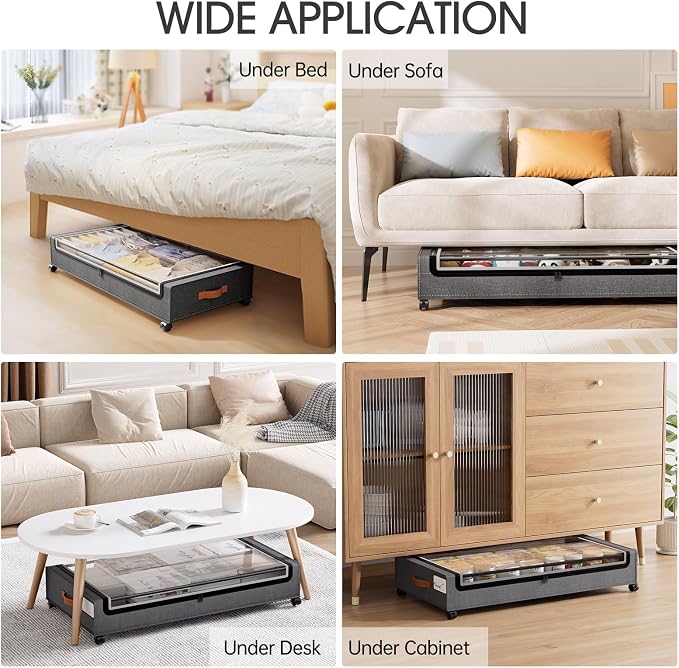 Yecaye 70L Under Bed Storage - Image 6