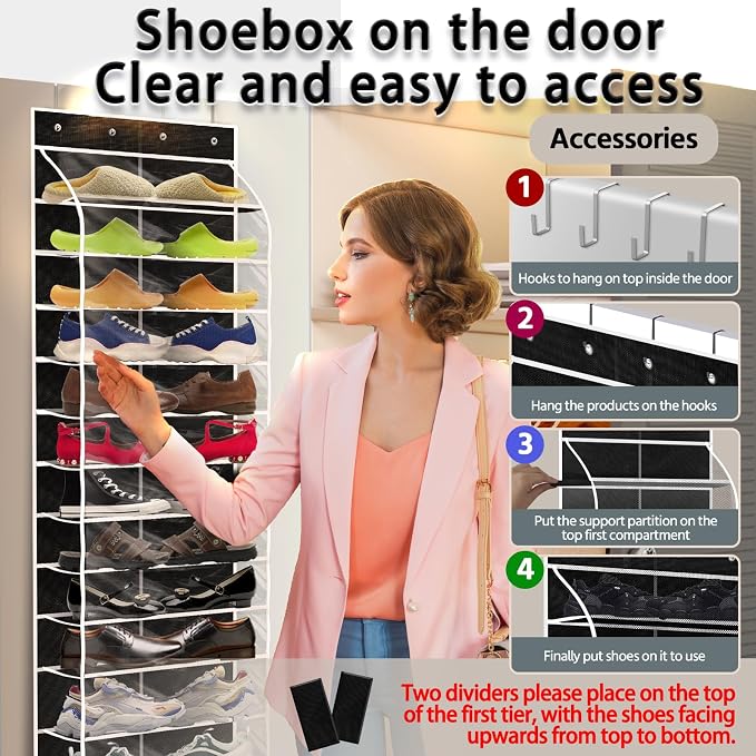 Over The Door Shoe Organizer - Image 5