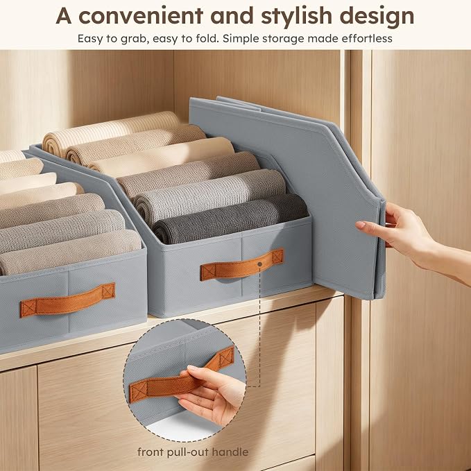 Homsorout Fabric Storage Bins for Organizing - Image 7