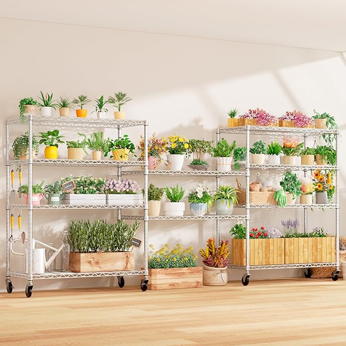 PrimeZone 5 Tier 48" Wx24''Dx81''H Wire Shelving - Image 8