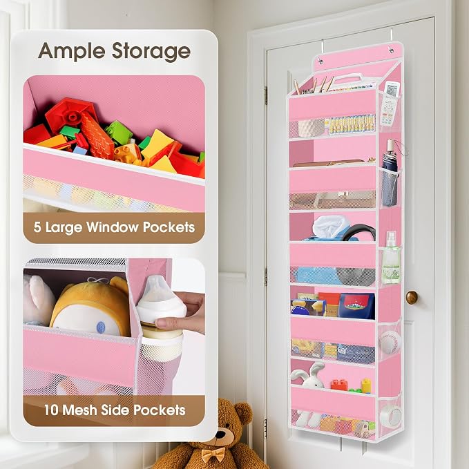 5-Tier Over The Door Organizer Hanging Storage Organizers - Image 4