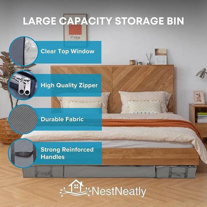 NeatNestly SmartCube Under Bed Storage Bags - Image 5