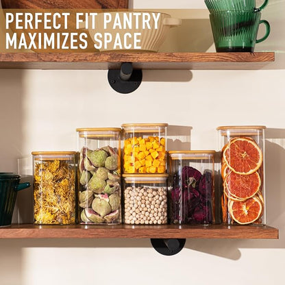 D2scrma Airtight Glass Square Storage Containers - Image 5