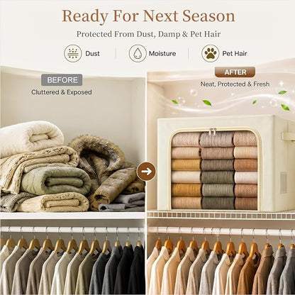 GoMaihe 3 Opening Clothes Storage Bins - Image 8