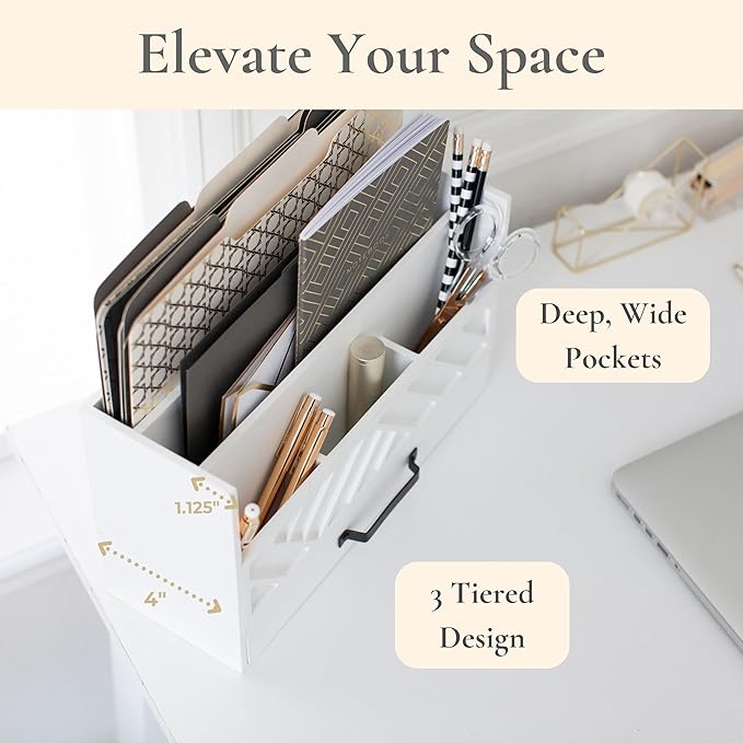 BLU MONACO | Wooden Mail Organizer - Image 5