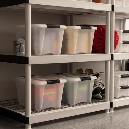 IRIS USA 19 Qt Stackable Plastic Storage Bins - Image 8