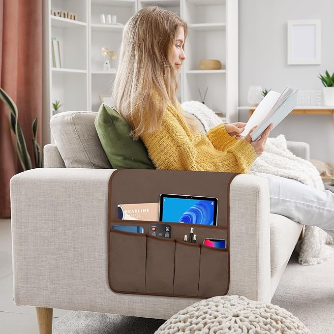 Remote Control Holder for Armchair, Couch Caddy Organizer TV Remote Holder for - Image 3