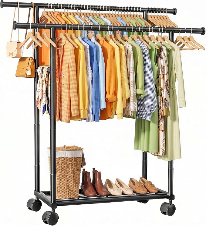 Sakugi Double Rods Clothes Rack by Sakugi