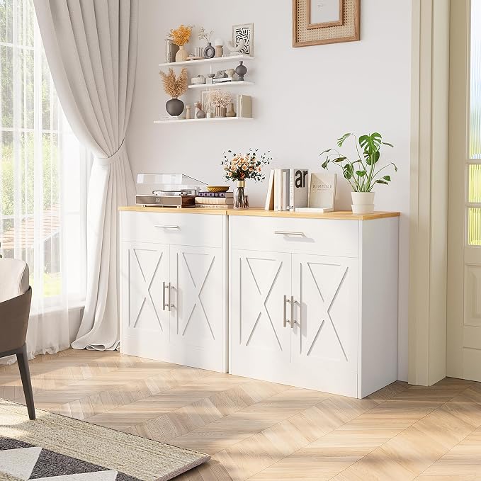 Shintenchi Farmhouse Storage Cabinets - Image 2