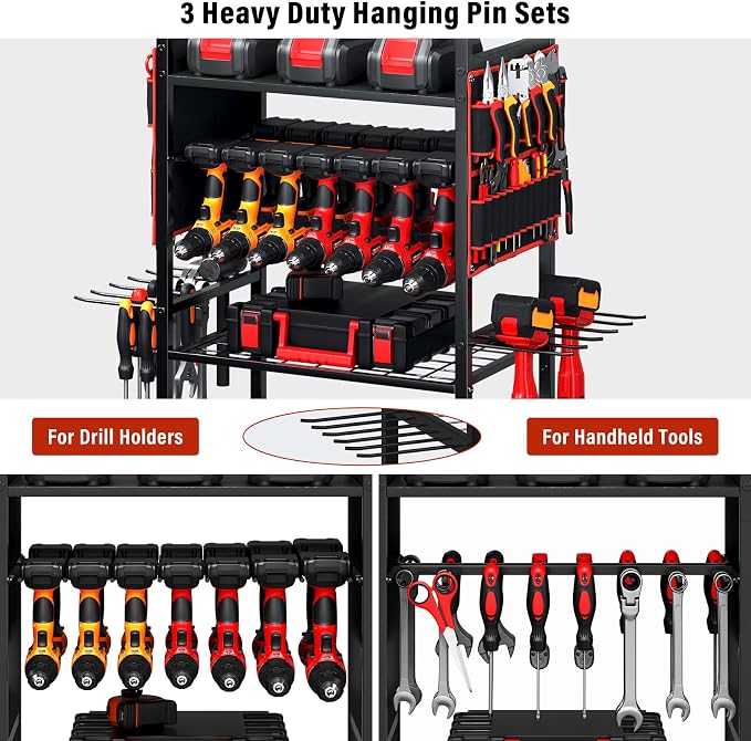 TC-HOMENY Power Tool Organizer Cart - Image 7