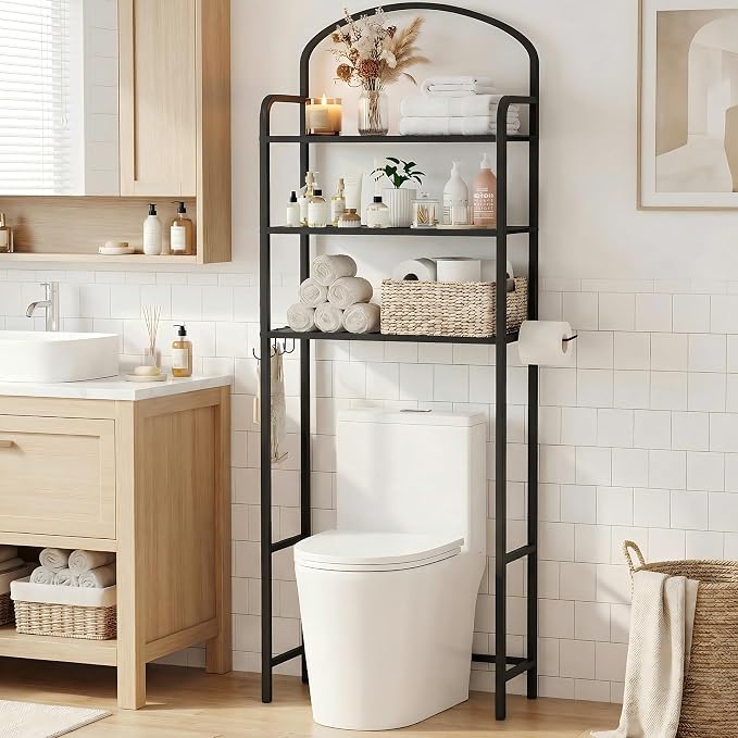 3 Tier Over The Toilet Storage Rack, Bathroom Organizer | Toilet Storage - Image 2