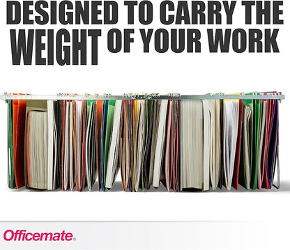Officemate Hanging File Frame, Letter Size, Adjustable 14 to 18-Inches - Image 4