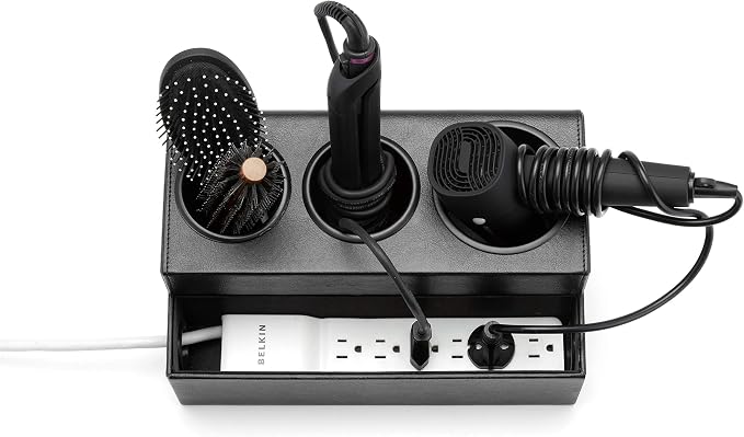 Hair Dryer Holder Hair Tool and Styling Organizer, Bathroom Countertop Blow - Image 7