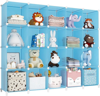 HOMIDEC 20-Cube Storage Organizer, Closet Organizer Storage Shelf Bookcase by DecorateYourHome