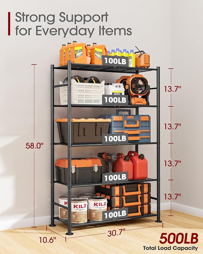 Sakugi 5-Tier Garage Shelving Unit - Image 3