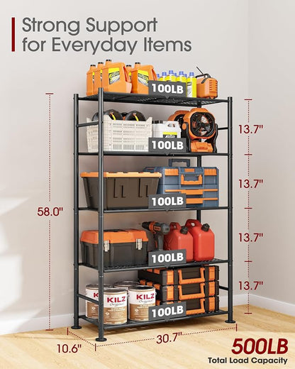 Sakugi 5-Tier Garage Shelving Unit - Image 3