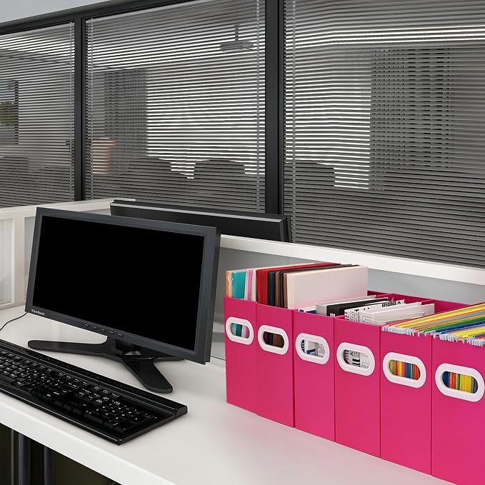Hanging File Organizer, Cardboard File Folder Organizer - Image 6