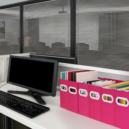Hanging File Organizer, Cardboard File Folder Organizer - Image 6