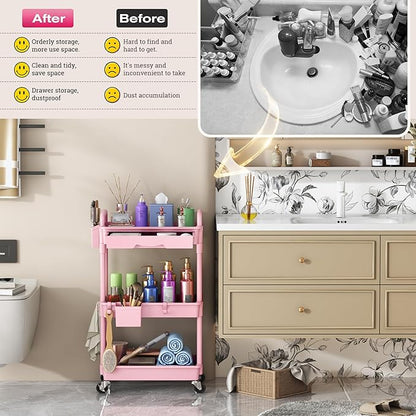 Goovilla Rolling Makeup Organizer Cart - Image 7