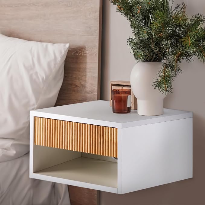 JONATHAN Y NST2001B Elise 15.71" Classic Contemporary Floating Wall Mounted by JONATHANY