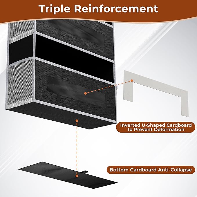 2 Pcak 5 Tier Over The Door Organizer - Image 3