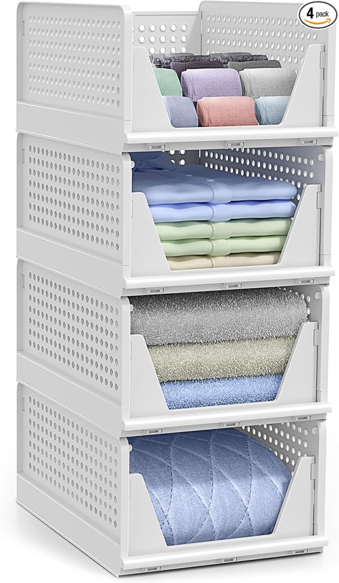 Sorbus 4 Pack Medium Shelf Organizer by Sorbus