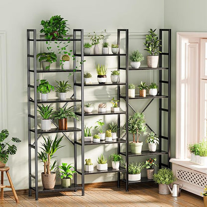 SUPERJARE Triple Bookshelf, Bookcase - Image 2