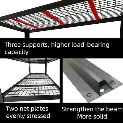71" Wide Garage Shelving Unit, Heavy Duty Garage Storage Shelves, 8000 LBS - Image 5
