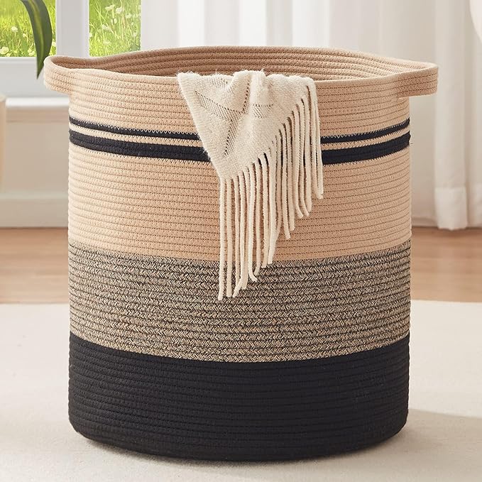 OIAHOMY 80L Laundry Baskets-Laundry Hamper, Storage Basket by MasterofSpaceOptimization