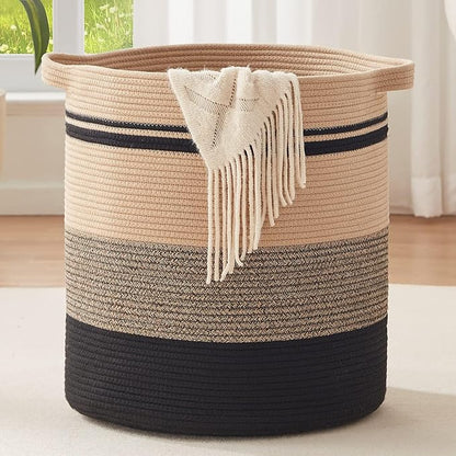 OIAHOMY 80L Laundry Baskets-Laundry Hamper, Storage Basket by MasterofSpaceOptimization