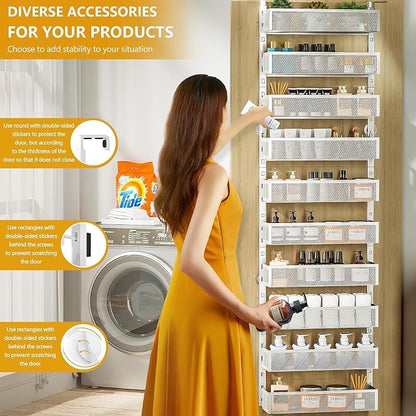 10-tier Over The Door Pantry Organizer - Image 4
