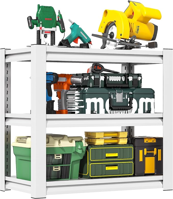 Garage Adjustable Storage Shelves, 3 Tier, Heavy Duty by VIYET