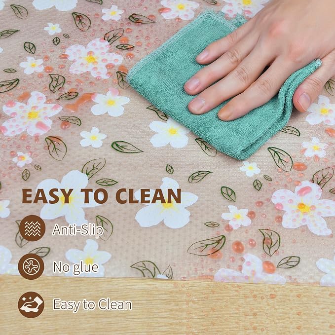 Drawer and Shelf Liner for Kitchen Cabinet, Non-Adhesive EVA Waterproof Drawer - Image 5