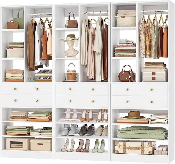 Besiost Closet System, Walk-in Closets Systems, Free Standing Reach in Closet by Besiost