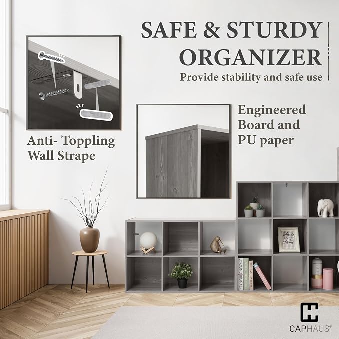 CAPHAUS Sturdy Room 11-Inch Cube Storage Organizer Shelf, - Image 5