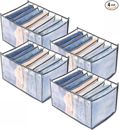 Wardrobe Clothes Organizer, 7 Grids Washable Wardrobe Clothes Organizer by Unknown