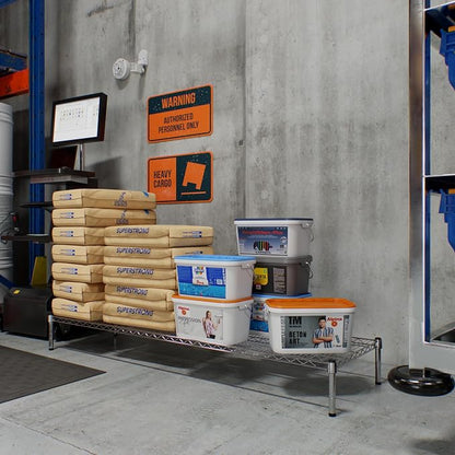 21" Deep x 72" Wide x 8" Height Wire Shelving Kit | 1-Tier | NSF Commercial - Image 8