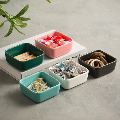 Ceramic Paper Clip Holder for Desk Cute Binder Holder Paperclip Holders for - Image 6