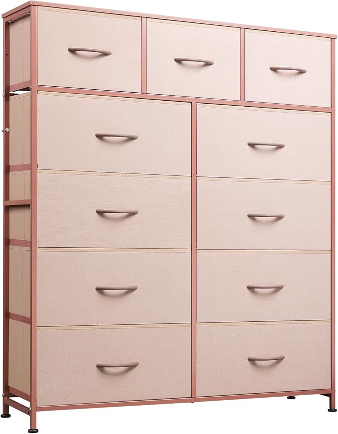 WLIVE Tall Dresser for Bedroom, 11 Drawer Chest of Drawers, Tall high-capacity by WLIVE