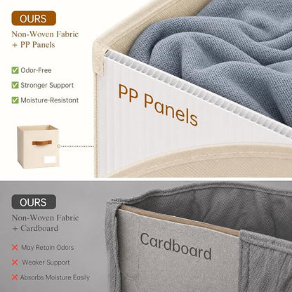Storage Cubes 10 Pack, 11 Inch Fabric Storage Cubes Organizer Bins - Image 9