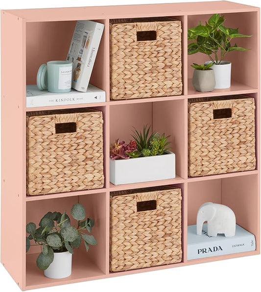 Best Choice Products Kids Bookcase 9-Cube Storage Organizer, 13.5in Shelf by Unknown