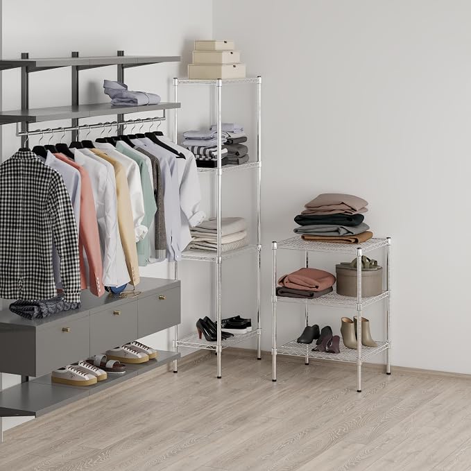 21" Deep x 24" Wide x 34" Height Wire Shelving Kit | 3-Tier | NSF Commercial - Image 7